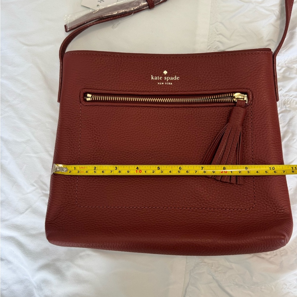 Kate Spade Reddish Brown Leather Crossbody Bag - Chester Street Dessi NWT - Picture 10 of 13